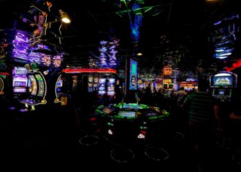 People in gaming room