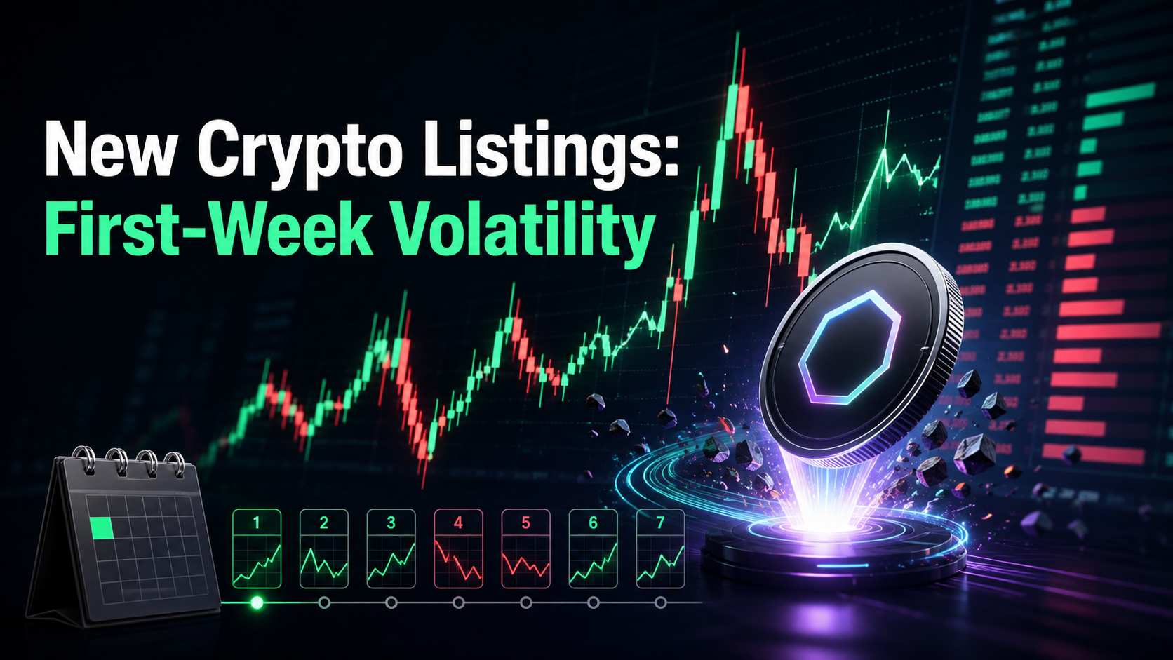 Why New Crypto Listings Are So Volatile in the First Week